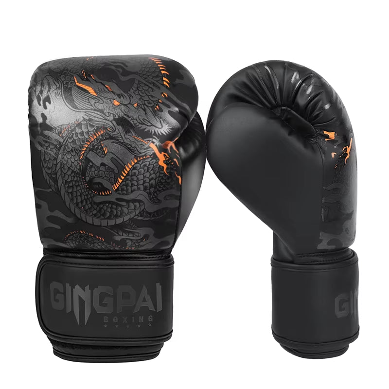 10/12/14OZ Thickened Boxing Gloves for Men and Women, Sanda Boxing Gloves, Combat Training for Children, Adult Muay Thai