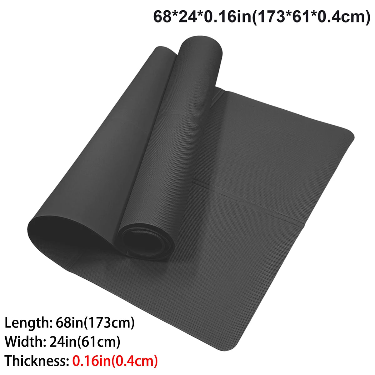 4MM Thick EVA Yoga Mats Anti-Slip Sport Fitness Mat Blanket for Exercise Yoga Pilate Gymnastics Mat Fitness Equipment Floor Work