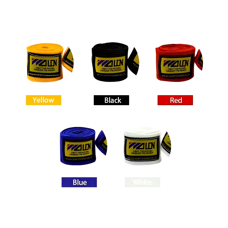 2PCS 1.5/2/3/5M Boxing Training Bandages Cotton Sports Bandages Sanda Kick Boxing Mma Hand Gloves Wraps Belt Boxing Sports Strap