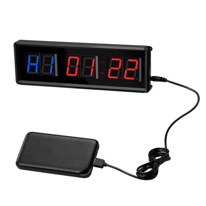 Programmable Remote Control LED Crossfit Timer Interval Timer Garage Timer Sports Training Clock Crossfit Gym Timer