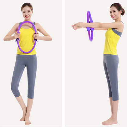 Yoga Fitness Ring Circle Pilates Women Girl Exercise Home Resistance Elasticity Yoga Pilates Ring Circle Gym Workout Pilates Acc