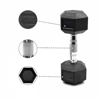 Weightlifting Hex Fixed Dumbbells Home Gym Commercial Weightlifting Equipment Arm Muscle Exercise Equipment Dumbbells