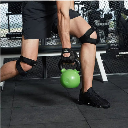 Weightlifting Gym Training Gloves Men Women Fitness Bodybuilding Workout Hand Palm Protector Non-Slip Half Finger Cycling Gloves