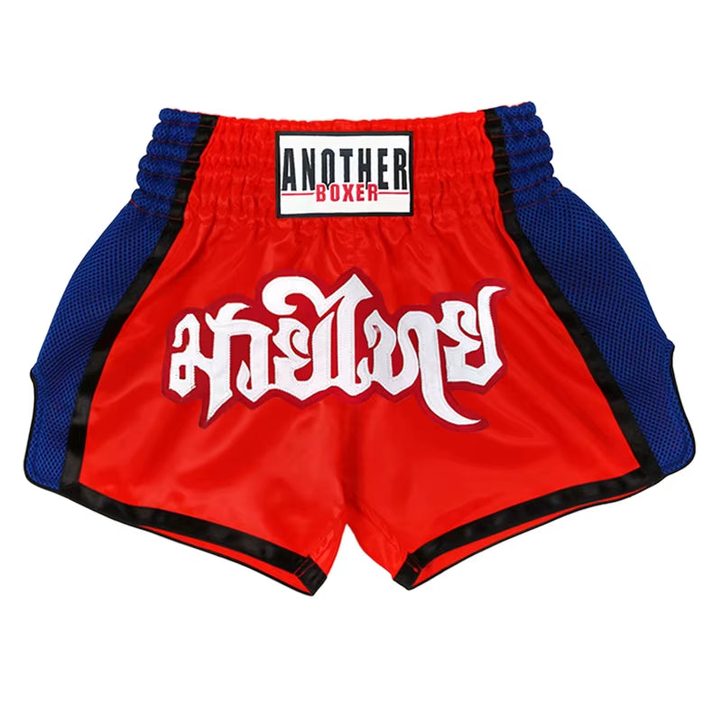 Muay Thai Shorts No Logo Boxing Shorts Mens Womens Kids Grappling Kickboxing Cage Fighting Shorts Plain Martial Arts Clothing