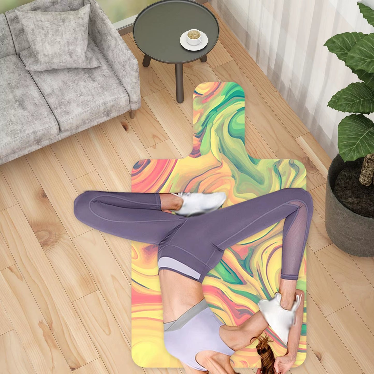 Pilate Reformer Mat Pilate Training Pad Soft Fitness Mat Decoration Nonslip Pilate Towel for Traveling Gym Home Workout Fitness