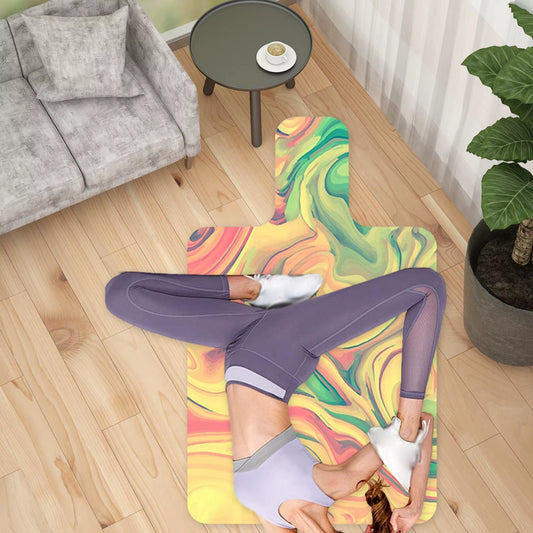 Pilate Reformer Mat Pilate Training Pad Soft Fitness Mat Decoration Nonslip Pilate Towel for Traveling Gym Home Workout Fitness